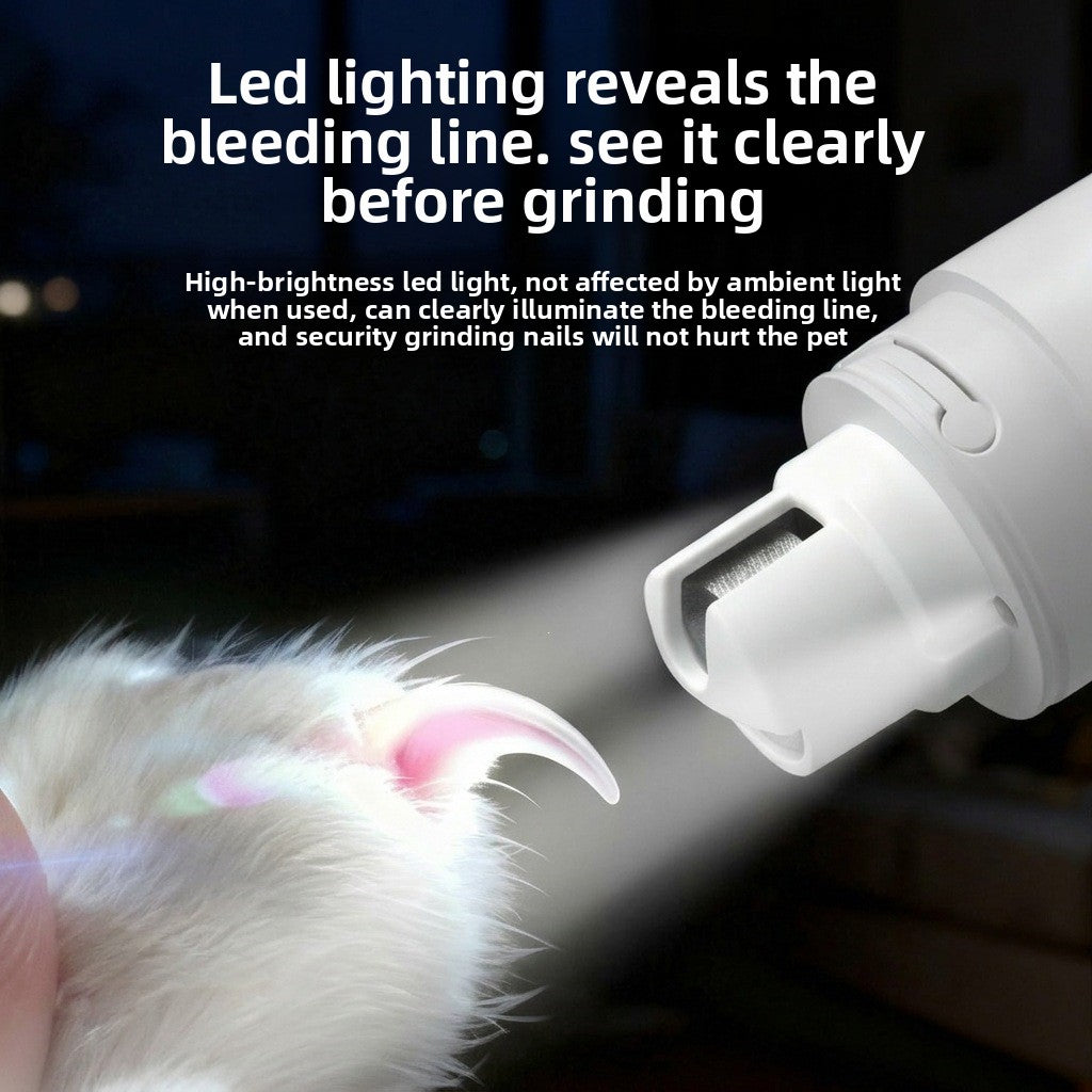 Electric Pet Nail Grinder for Dogs and Cats